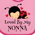 thumbnail image 4 of Inktastic Loved by My Nonna Grandchild Boys or Girls Baby Bib, 4 of 4