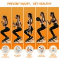 thumbnail image 2 of Planche Inclinée pour Étirement du Mollet Squats Élargisseur de Mollet Inclinaison Extensible Réglable Cale en Bois Repose-Pieds Professionnel pour Genoux Cheville Talon Pieds Jambe, 2 of 6