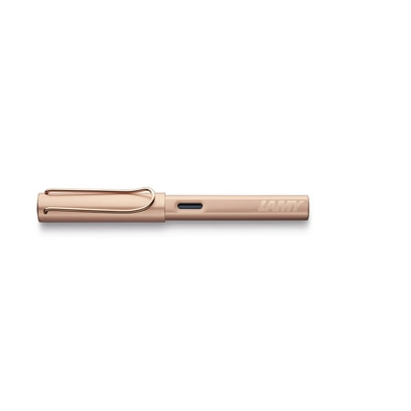Lx Live Deluxe Fountain Pen, Rose Gold (L76F), The LAMY Lx is a stylish, modern writing instrument with contemporary style By
