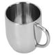 thumbnail image 5 of Taza de café Jadeshay acero inoxidable 304 doble capa 350 ml color plateado, 5 of 12