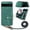 Green, variant on Allytechgroup for Google Pixel 10 /10 Pro Case, Detachable Crossbody Shoulder Strap Cards Slots Large Space Zipper Wallet Pocket Case Cover for Google Pixel 10 /10 Pro Girls Women, Black