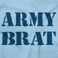 thumbnail image 2 of Army Brat Funny Military USA Child Romper Boys or Girls Infant Baby Brisco Brands 18M, 2 of 6