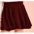 thumbnail image 5 of Kiapeise Baby Girl Half Dress, High-Waist Skirt, Velvet Solid Color Pleated Princess Fall Warm Skirt, 5 of 6
