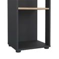 thumbnail image 5 of Pemberly Row Tall Open Storage 5 Shelf Bookcase in Matte Grey & Jackson Hickory, 5 of 12