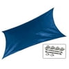 Coolaroo Ultra Rectangle Shade Sail Kit - 18 x 10 ft.