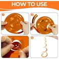 thumbnail image 4 of Swirls Party Decorations,Orange Hanging Plastic Streamer,Graduation Celebration Swirl,Party Decorations for Indoor and Outdoor(12 Double-Swirls,12 Single-Swirls), 4 of 5