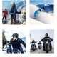 thumbnail image 5 of Piezas Pasamontañas Máscara de Esquí Máscara de Motocicleta Máscara de Bicicleta Pasamontañas Delgadas y Transpirables A Prueba de Viento Multifuncional para Hombres y Mujeres Invierno Verano, 5 of 5