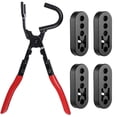thumbnail image 1 of Pince d'Échappement de Séparation de Support en Caoutchouc d'Automobile avec 4 Blocs de Cintre d'Échappement de PCS, Isolateurs d'Échappement Universels Ensemble d'Outil de Retrait de Cintres, 1 of 5