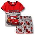 thumbnail image 2 of Nuevos pijamas de verano para niños, ropa de dormir para niños, conjunto de bebés, Pijamas de manga corta de coches para niños y niñas, ropa de dormir de algodón, conjuntos de Pijamas, 2 of 5