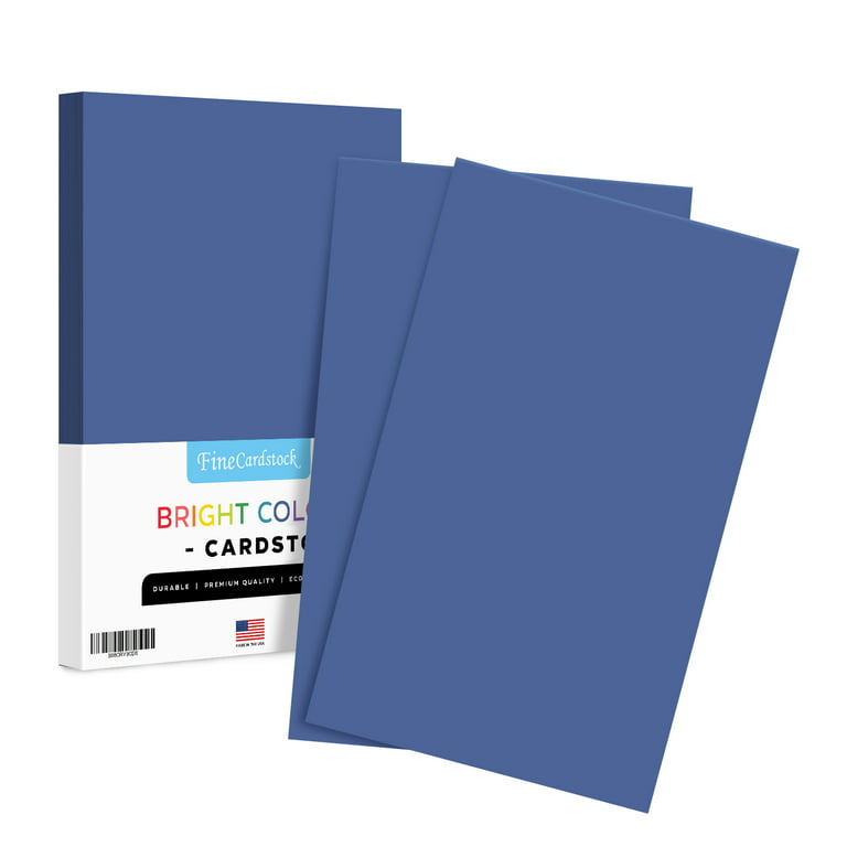 Premium Color Card Stock Paper, 50 Per Pack, Superior Thick 65-lb  Cardstock, Perfect for School Supplies, Holiday Crafting, Arts and Crafts, Acid & Lignin Free, Blast-Off Blue
