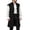 Black, variant on Men'S Medieval Renaissance Sleeveless Costume Vest Robe For Halloween Party Cosplay Role Play Themed Event Masquerade Dress Up Outfit