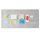 thumbnail image 5 of Tablero de anuncios Tablero de mensajes Recordatorios Durable Ligero Notas portátiles Tablero de notas Tablero de fieltro Pared para cafetería Cocina Gris Gloria Tablón de anuncios, 5 of 9