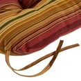 thumbnail image 4 of Greendale Home Fashions Kinnabari Stripe 38 x 21 in. Outdoor Reversible Tufted Chair Cushion, 4 of 8