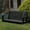 Black, variant on Highwood 4ft Lehigh Porch Swing - Outdoor, Eco-friendly, Synthetic Wood