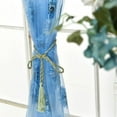 thumbnail image 4 of 37"x78.5" Sheer Curtains for Bedroom Living Room Yellow Blue Curtains Sunflower Butterfly Rod curtains, 4 of 4