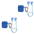thumbnail image 1 of jesticaly Silicone Wireless for True Wireless Earphone Cover Box Charging Case Blue 2Set, 1 of 6