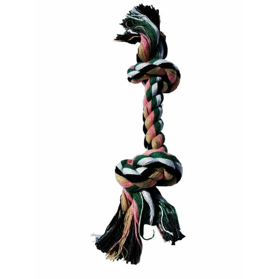 13 Inch Green Cotton Rope Toy