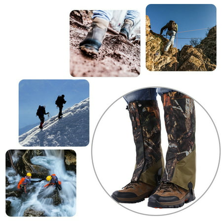 Snow Gaiter,Yosoo 1 Pair Outdoor Snow Rain Protection Waterproof Gaiter Shoes Boots Cover for Hiking