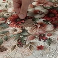 thumbnail image 5 of Ambesonne Flowers Jigsaw Puzzle Durable Cardboard, Tender Floral Marble Print, 1000 pcs, Pale Ruby and Laurel Green, 5 of 6