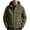 Army Green, variant on Mens Big and Tall Jackets Zip Up Waterproof Windbreaker Hooded Rain Jackets Casual Lightweight Hiking Travel Rain Coat with Pockets