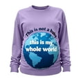 thumbnail image 3 of Hxshgdsn Womens Maternity Clothes Long Sleeves Crew Neck Pregnancy Sweatshirts Funny Tops With Graphic Printed Purple Xl, 3 of 6