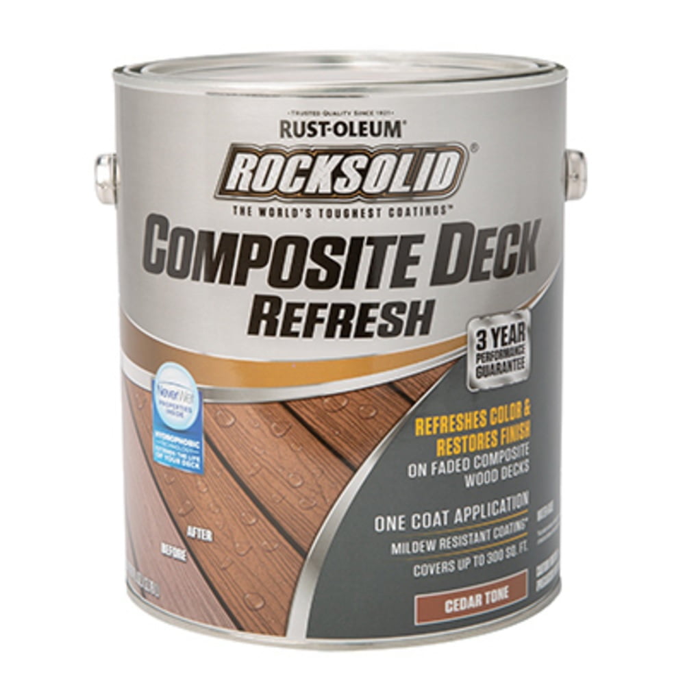 RustOleum 350058 RockSolid Composite Deck Refresh, 1 Gallon