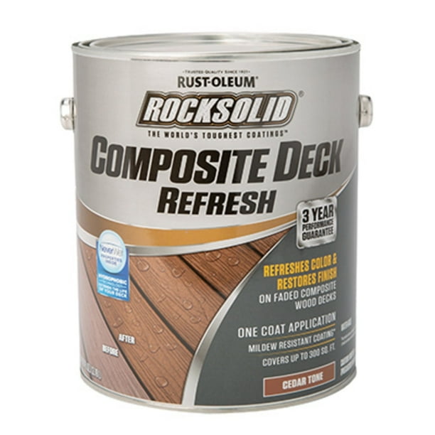 RustOleum 350058 RockSolid Composite Deck Refresh, 1 Gallon Walmart