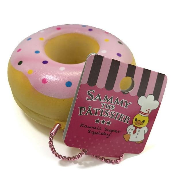 Sig til side Formand analogi Sammy the Patissier Colorful Donuts Super Squishy by NIC - Strawberry Pop -  Walmart.com