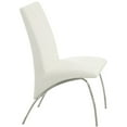thumbnail image 1 of Coaster Upholstered Faux Leather Dining Chairs in White, 1 of 3