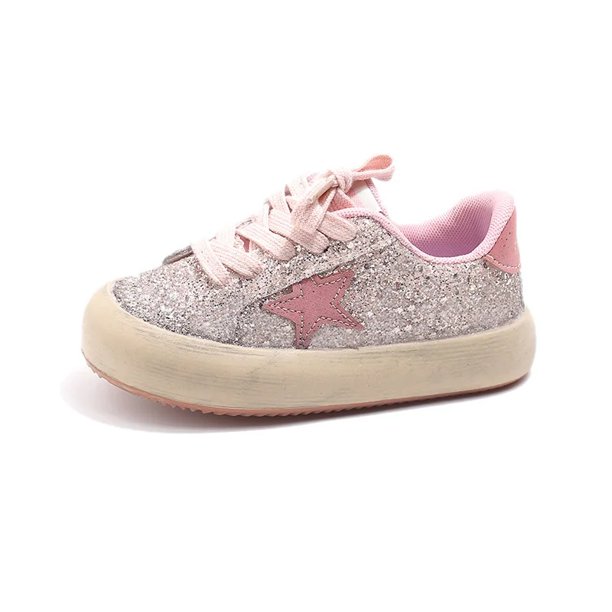 Zapatos de tablero de estrella a la moda para niños, zapatos informales coreanos de nuevo estilo, zapatos deportivos pequeños para mujeres y niños 2024