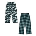 thumbnail image 5 of Gray Camo & Gray Plaid 2-Pack Boy's Sleep Pajama Pants-18, 5 of 7