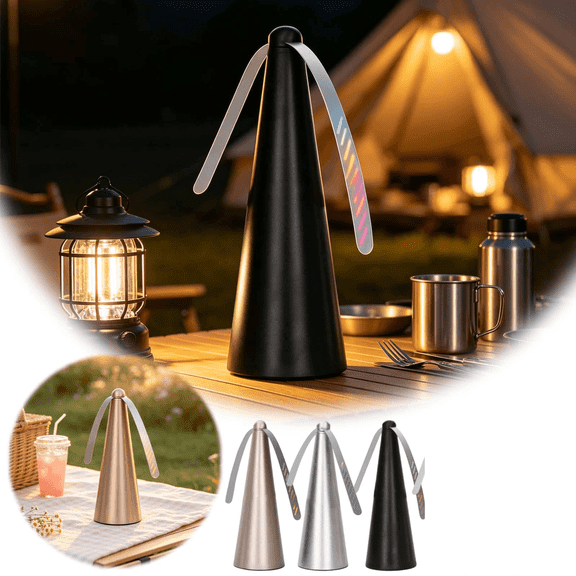 Table Fly Fan Portable Tabletop Fly Fan for Indoor Outdoor Restaurant Barbeque to Keep Flies Away from Your Food