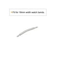 thumbnail image 3 of 18mm Curved Spring Bar Pins 1.5mm Dia Stainless Steel Double Flanged End Watch Band Link Pin 20 Pack, 3 of 4