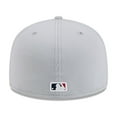 thumbnail image 6 of Men's New Era Gray Boston Red Sox 2025 MLB Clubhouse 59FIFTY Fitted Hat, 6 of 7