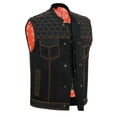 thumbnail image 4 of Daniel Smart Motorcycle Riding Vest – Premium Mesh Textile Biker Vest for Men with Diamond Quilted Design and Utility Storage Pockets, 4 of 4
