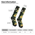 thumbnail image 7 of Knee High Socks for Men and Women, Sunflower Skull Boho Althletic Compression Socks, Support Long Tube Socks for Outdoor Sport, Calf Socks, High Stockings for Women Men, 7 of 7