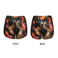 thumbnail image 3 of Salouo Colorful Flower German Shepherd Print Women's 2 in 1 Running Shorts Double-Layer Shorts Athletic Workout Gym Yoga Shorts Running Shorts for Women-Medium, 3 of 7
