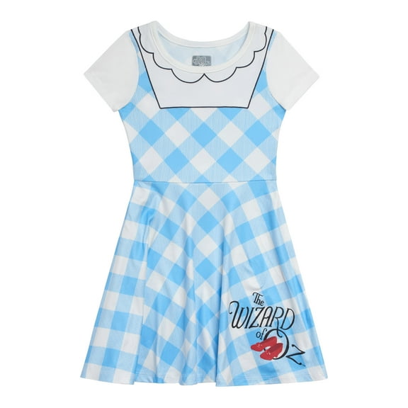 Wizard of Oz Dorothy Cosplay Dress Gingham Toddler to Big Kid