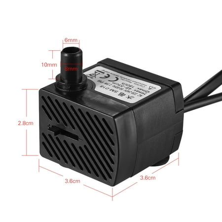180l H 2 5w Submersible Water Pump With 4 Led Light Ultra Quiet For Pond Aquarium Fish Tank Tabletop Fountain Hydroponics 9ft 1 5m Power Cord Canada Submersible Water Pump With 4 Led Light, Tabletop Fountain Pump With Light