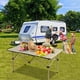 thumbnail image 3 of Mesa de camping Xajsdlxs plegable portátil 94x55x50 cm 3 kg, 3 of 7