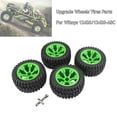 thumbnail image 1 of Green 4Pcs Upgrade 110Mm Wheels Tiresparts For 12428/12428- 1/12 Rc Car, 1 of 8