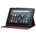 thumbnail image 3 of Dteck Case for Amazon Fire HD8/HD 8 Plus (12th Generation,2022),Magnetic PU Leather Smart Auto Wake/Sleep Folio Stand Case Card Slots Cover for Fire HD8/HD 8 Plus 12the Gen 2022,Brown, 3 of 5