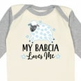 thumbnail image 4 of Inktastic My Babcia Loves Me Boys or Girls Long Sleeve Baby Bodysuit, 4 of 5
