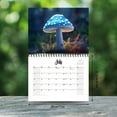 ZBFJINX 2025 M.ushrooms Calendar 12 Month Calendar Botanical