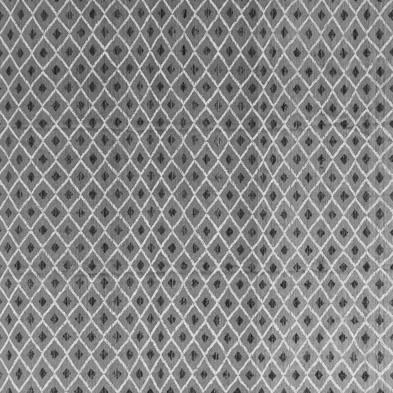 Ahgly Company Indoor Square Abstract Gray Modern Area Rugs, 3' Square