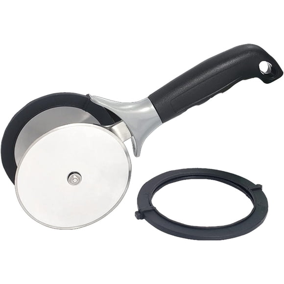 Salad Chopper with Dual Wheels, Stainless Steel Lettuce Cutter