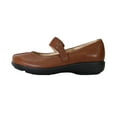 thumbnail image 3 of PEERAGE Deena Women Extra Wide Width Mary Jane Shoes BROWN 6, 3 of 6