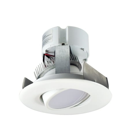 

Nora Lighting Nox-43440 Onyx 4 Led Adjustable Recessed Trim 4000K - White