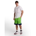 thumbnail image 6 of AND1 Men's and Big Men's All Court Colorblock Short, 11" inseam, up to Size 5XL, 6 of 7