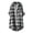 A-Green, variant on Tiweut Women Long Sleeve Shirts Plaid Loose Lazy Lapel Open Front Relaxed Fit Tops